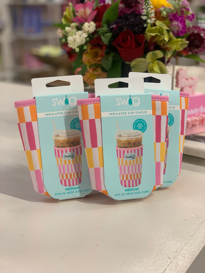 SWIG | sherbet stripe insulated iced cup coolie