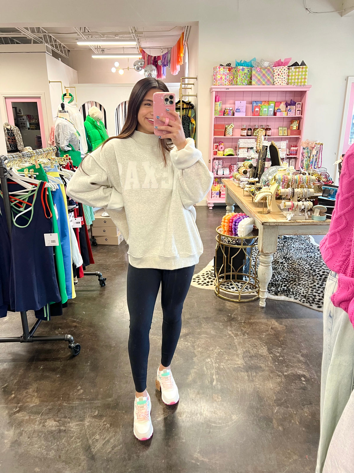 TEXAS mockneck sweatshirt