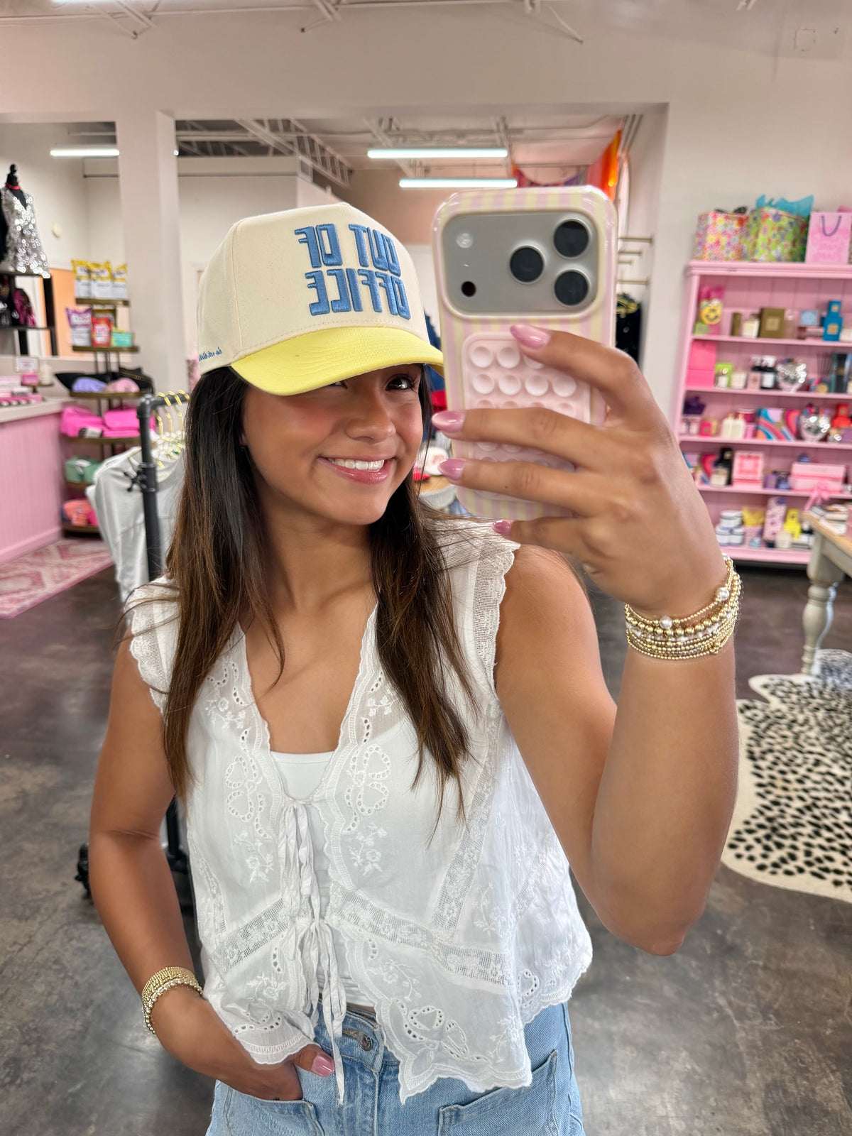 out of office trucker hat