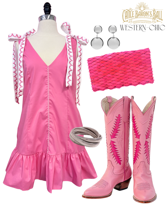 cocktails first dress | pink