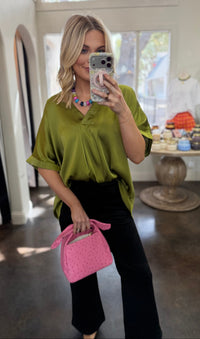 underestimated satin blouse