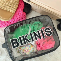 bikinis clear pouch