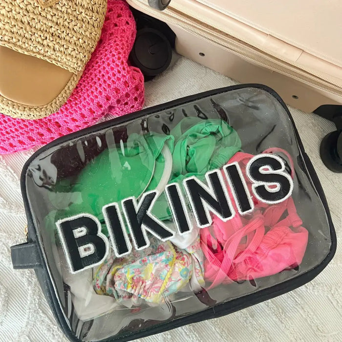 bikinis clear pouch
