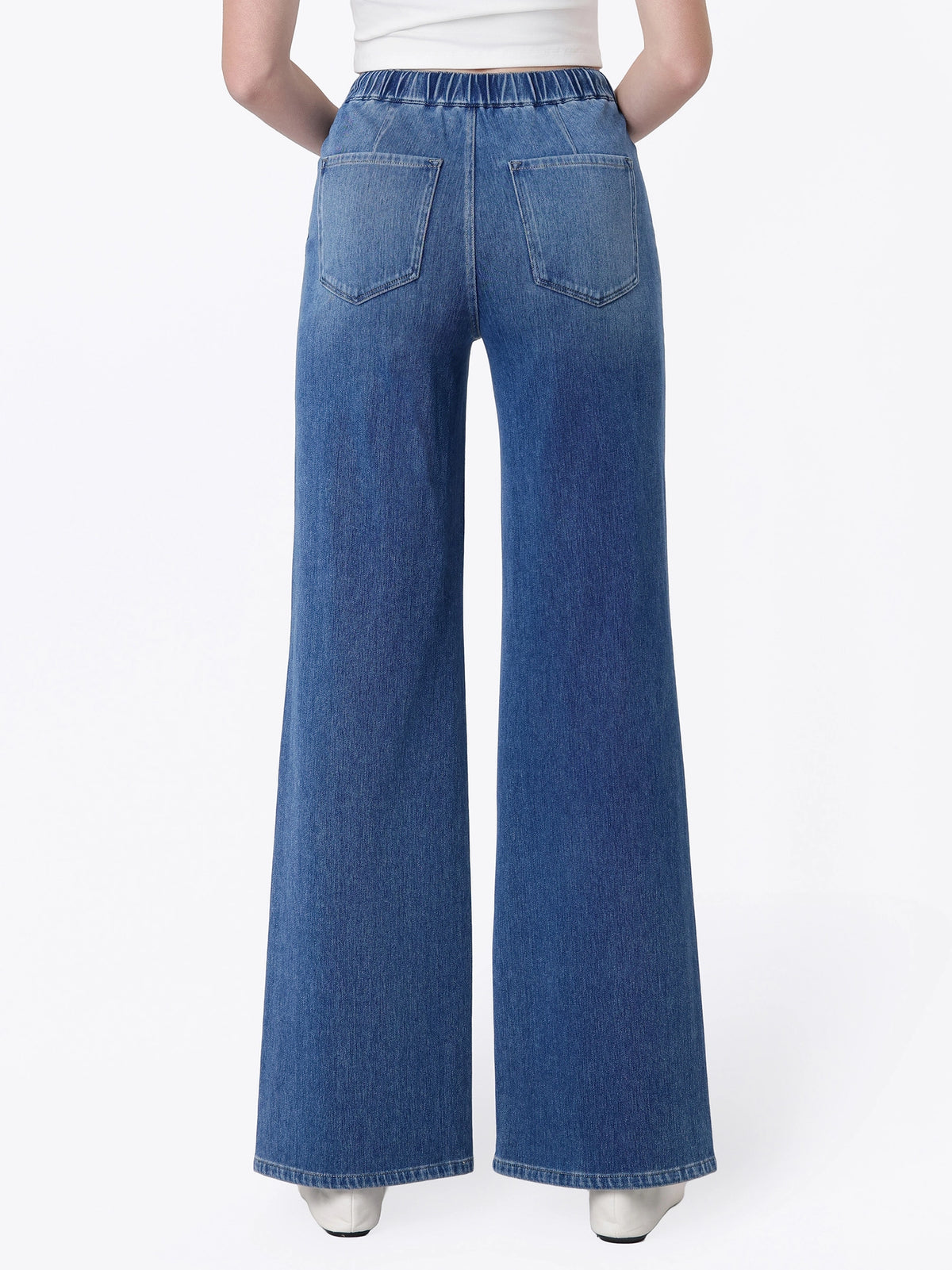 cheryl comfort stretch elastic-waist denim