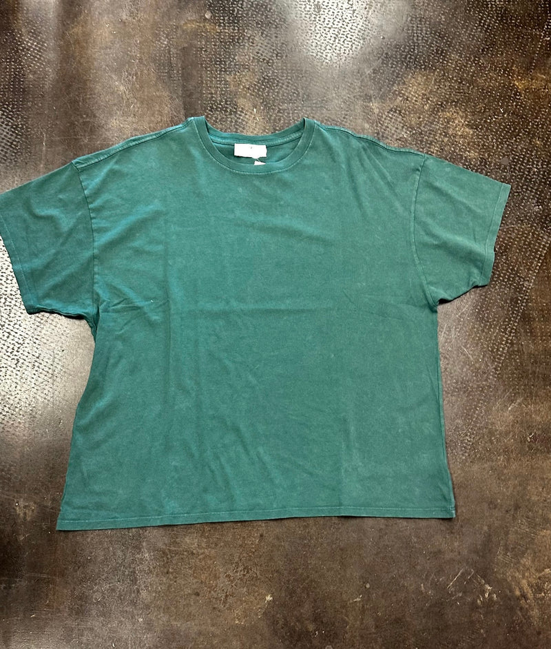 laid back oversized tee | dark green