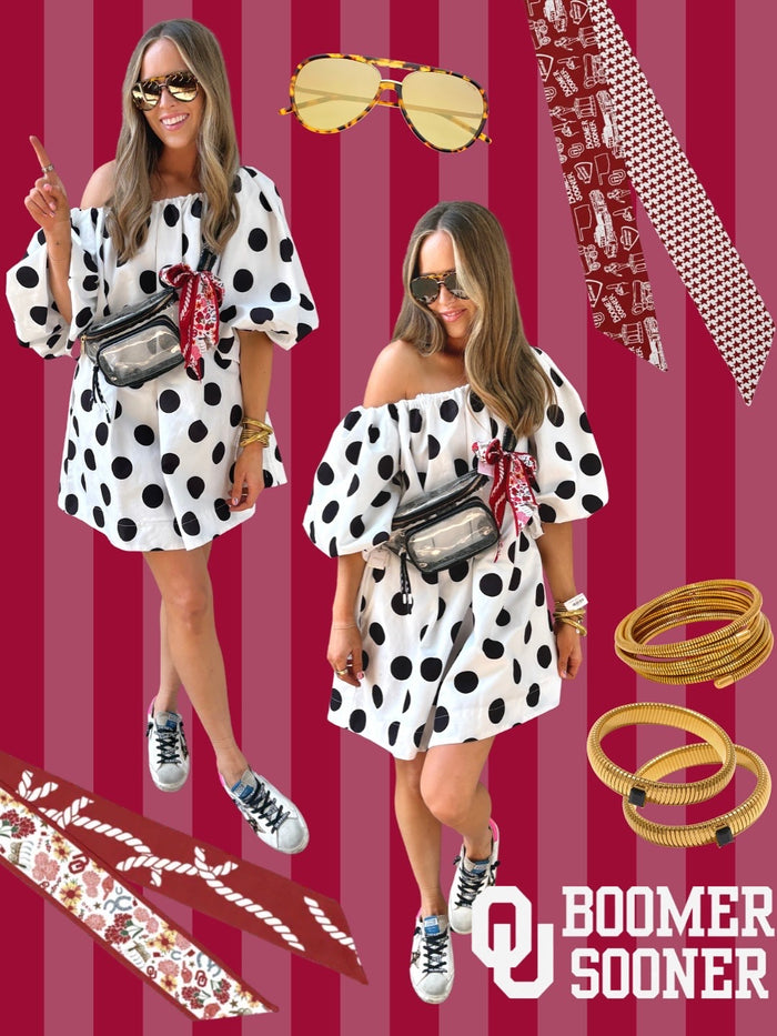 dottie off-the-shoulder bubble dress