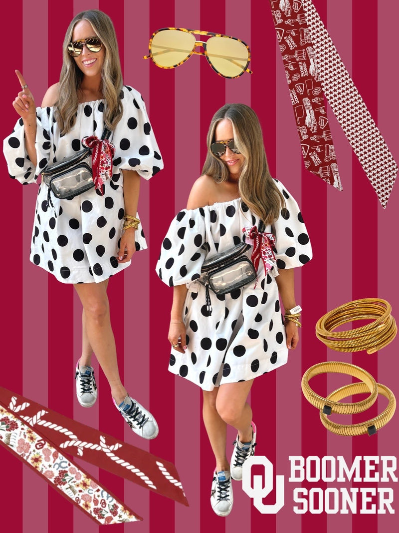 dottie off-the-shoulder bubble dress