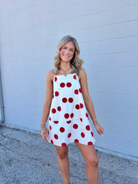bold moves polka dot dress