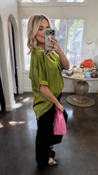underestimated satin blouse