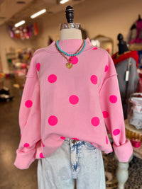 AMORE reversible 2-sided mock neck sweatshirt