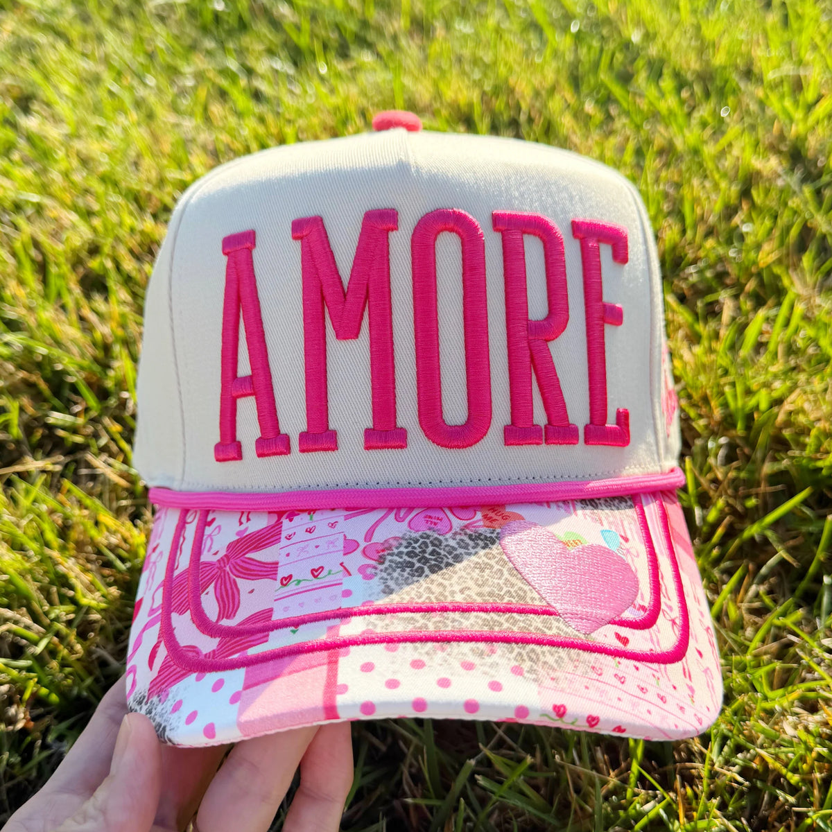 amore trucker hat