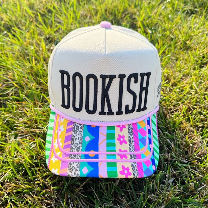 bookish trucker hat