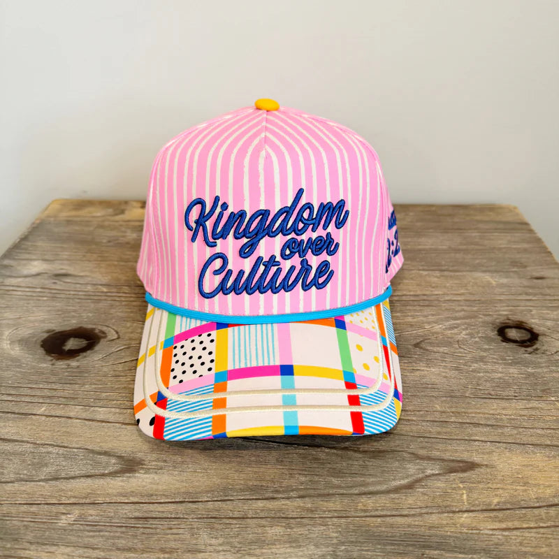 kingdom over culture trucker hat