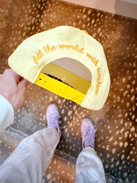 fill the world with sunshine smiley hat
