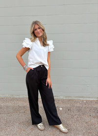 cool girl straight-leg dress pant