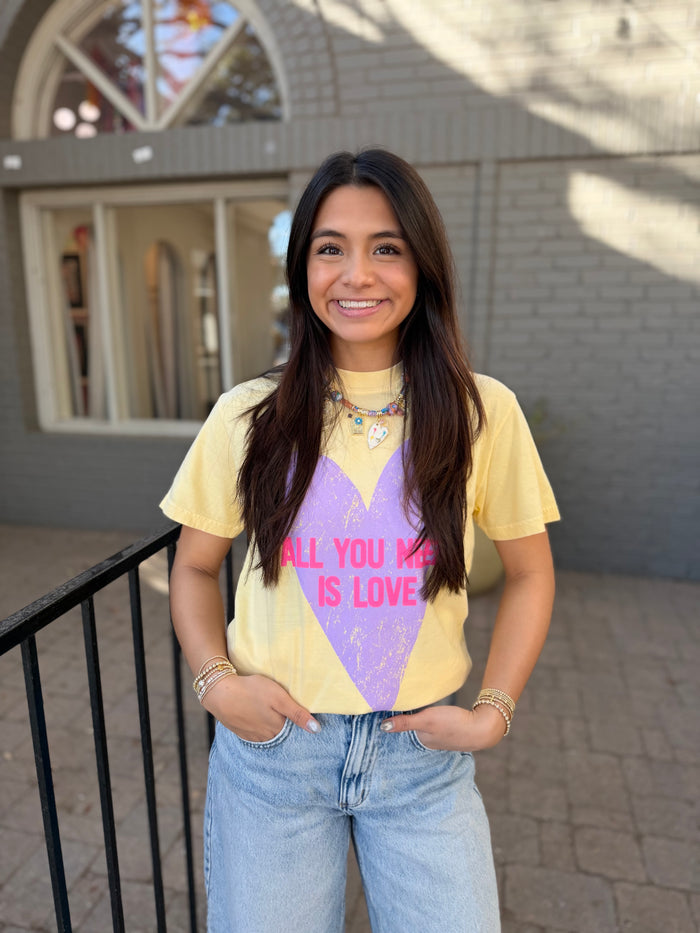 all you need is love tee | FINAL SALE
