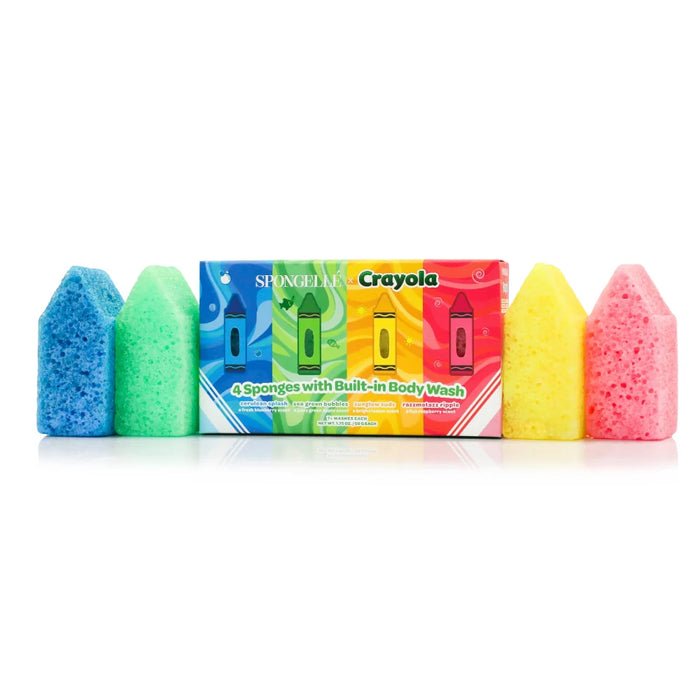 Crayola x Spongellé gift set