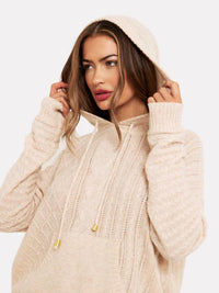 BRODIE CASHMERE | luxe cable hoodie