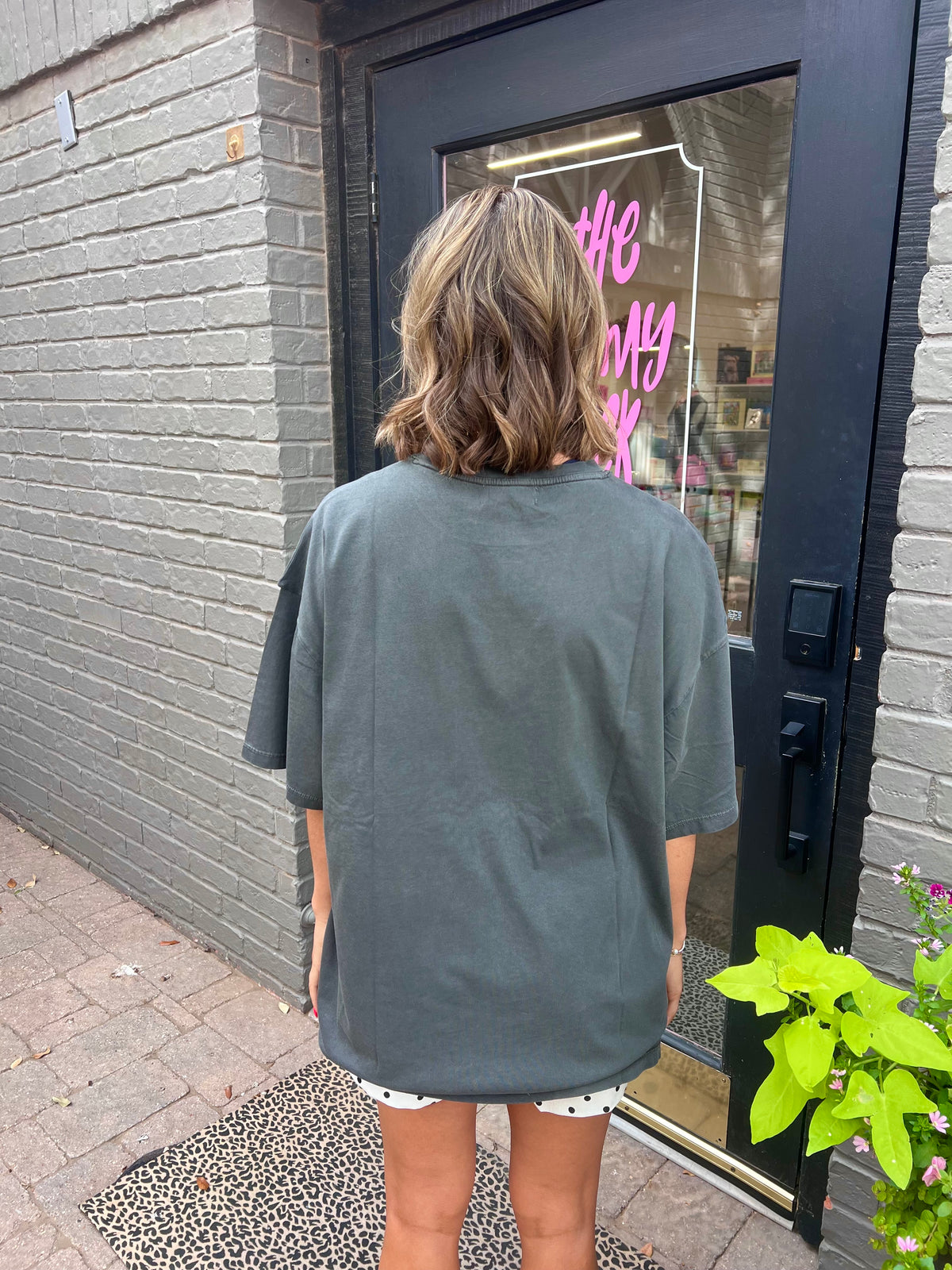 rustler records oversized tee