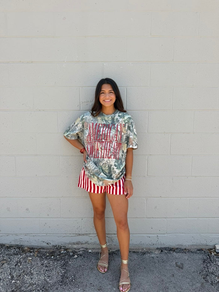 american sweetheart camo tee