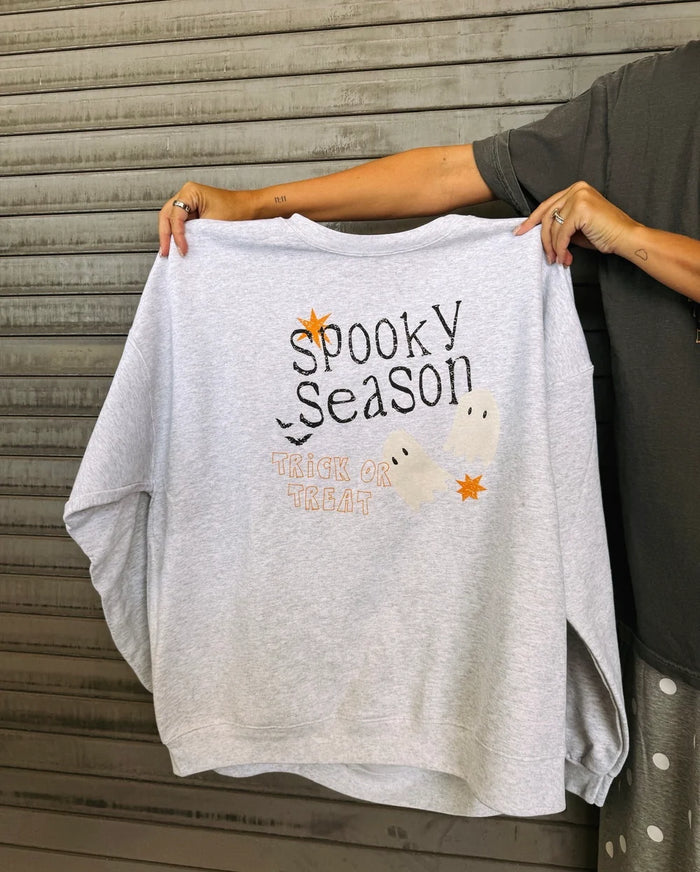 ghost season graphic sweatshirt