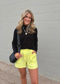 karley button-detail sweater