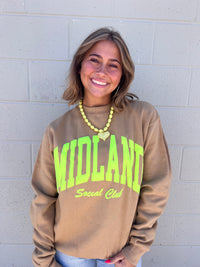 neon MIDLAND social club sweatshirt