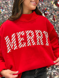 oversized merry reversible sweatshirt
