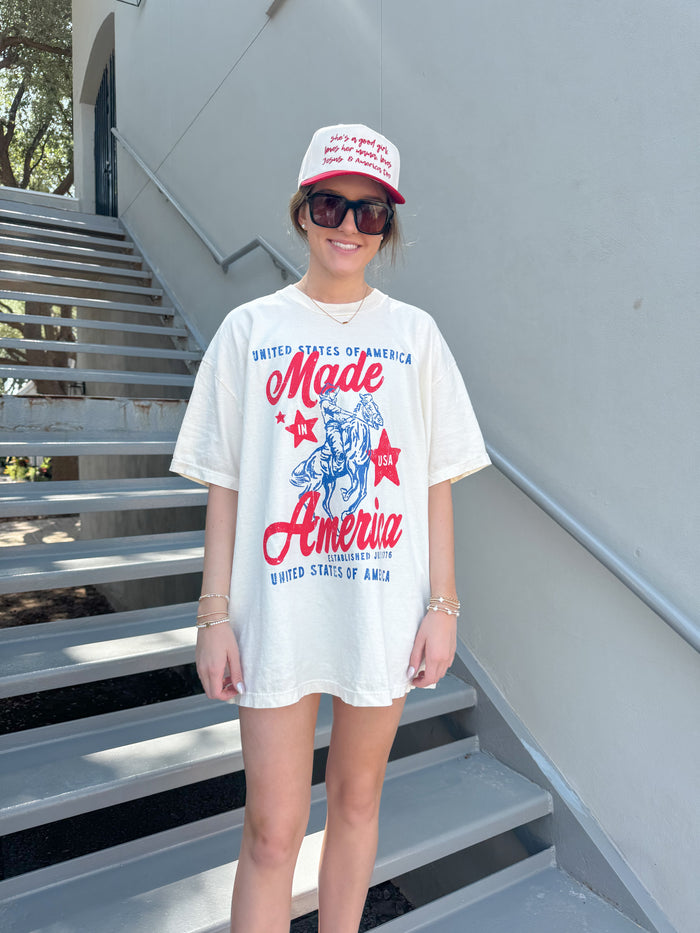 made in America oversized tee