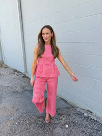 check on it gingham tank