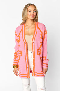 varsity cardigan