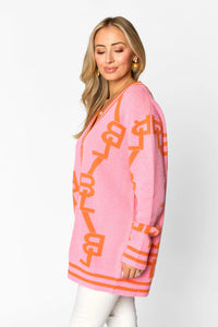 varsity cardigan