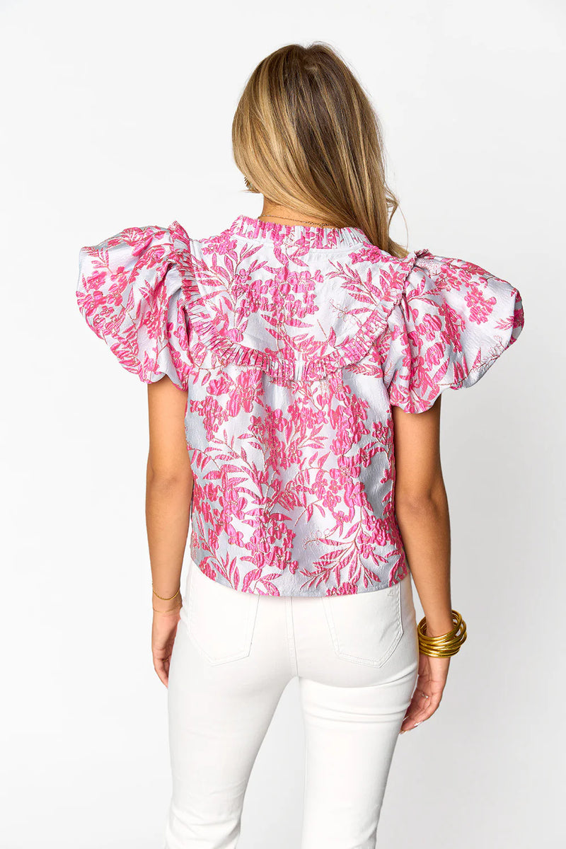 leeland puff sleeve top | bristol