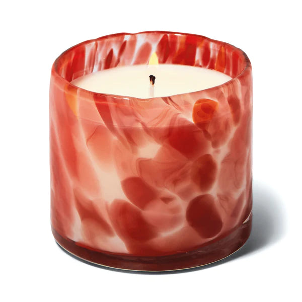 luxe saffron + rose 8oz candle