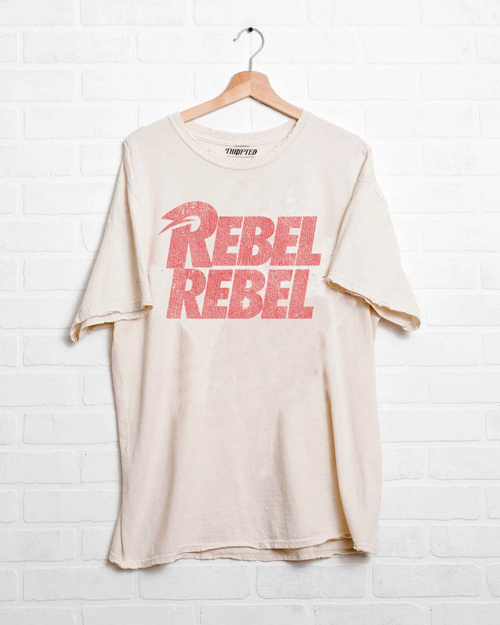 david bowie rebel repeat thrifted tee