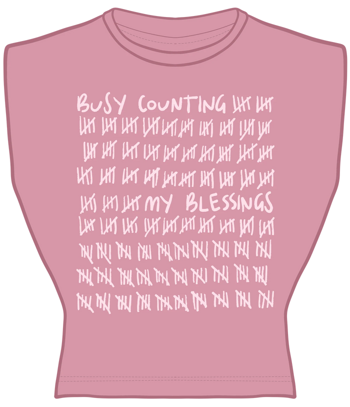 busy counting my blessings tank