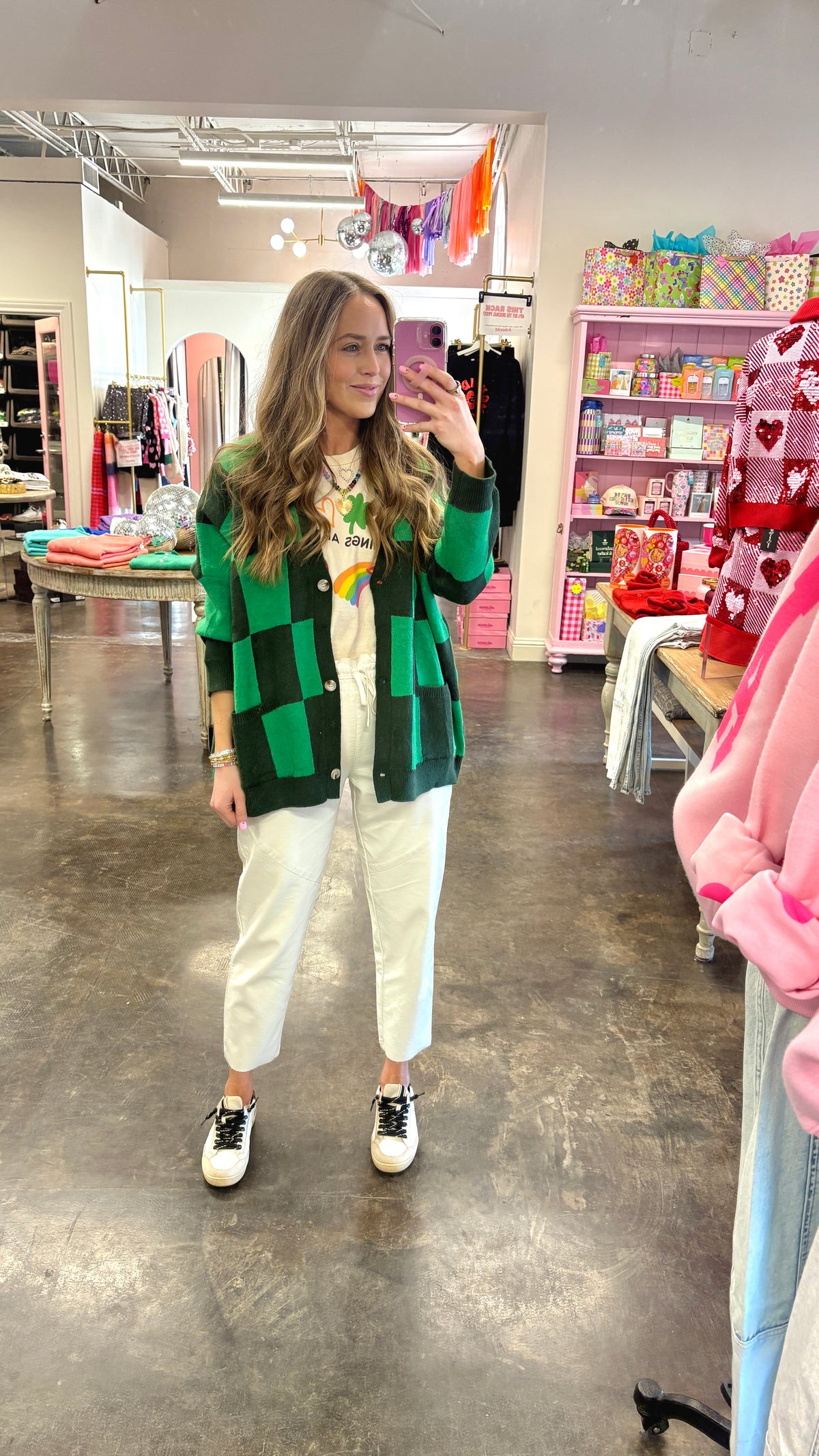 fireside feels checkered cardigan | FINAL SALE