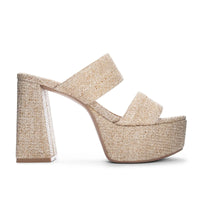 nice raffia platforms || FINAL SALE