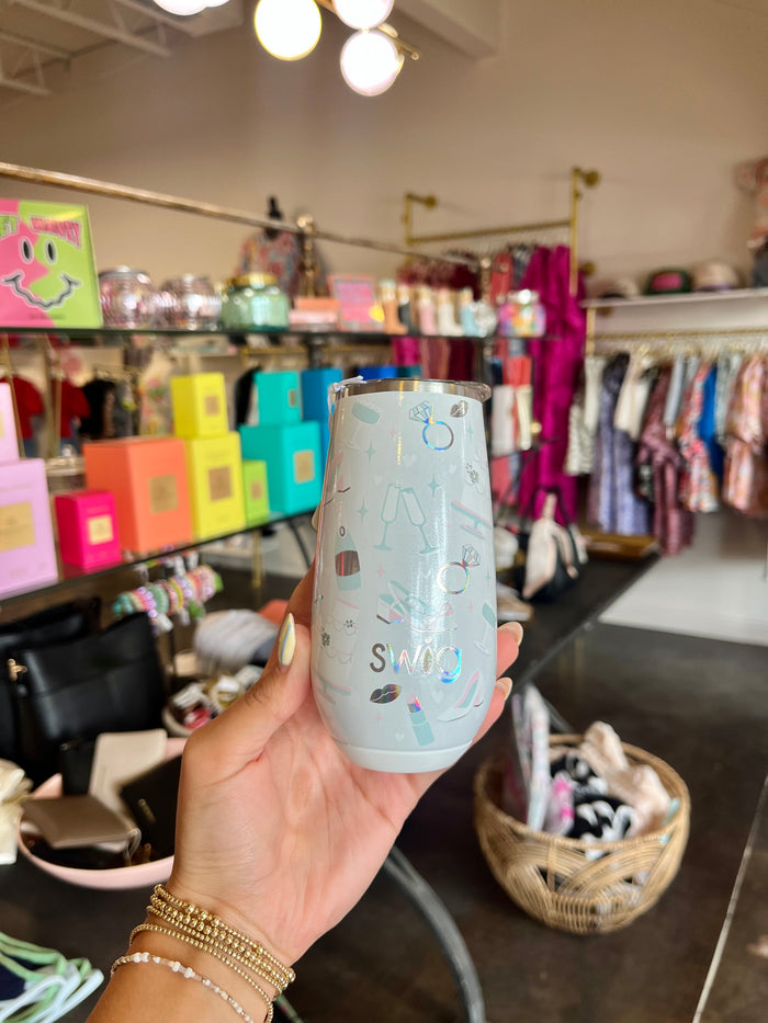 swig | bride-to-be 6oz stemless flute