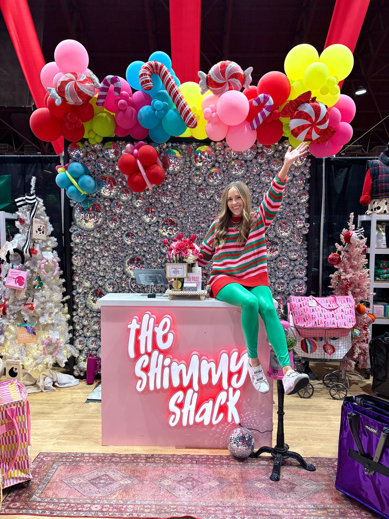 ruby stripe knit sweater