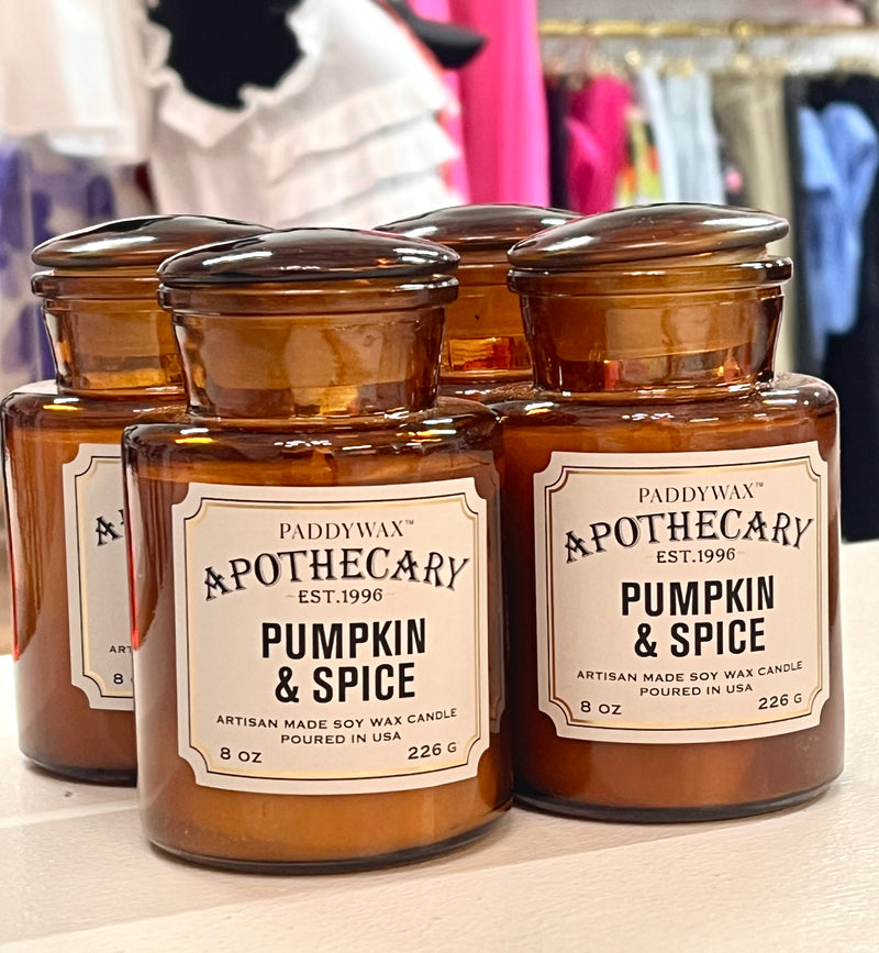 pumpkin & spice apothecary 8oz candle | FINAL SALE