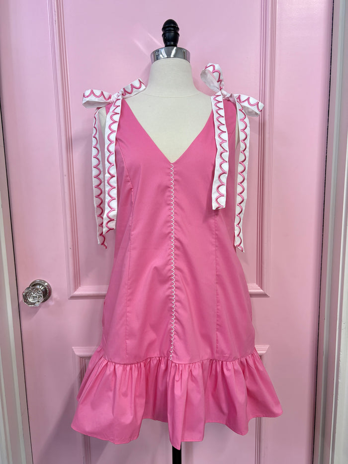 cocktails first dress | pink