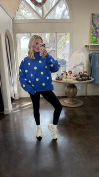 good things reversible mock neck sweatshirt