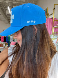 the beach club canvas trucker hat