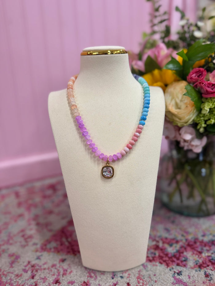 lola gemstone necklace