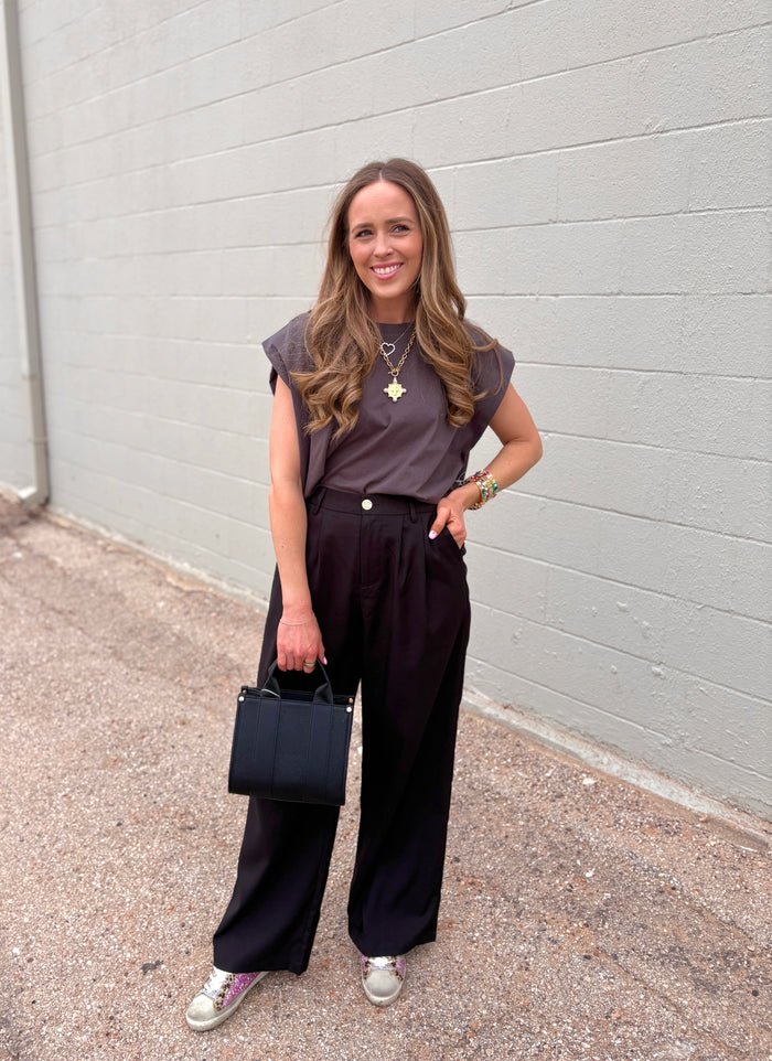 cool girl straight-leg dress pant