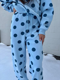 polka dot joggers