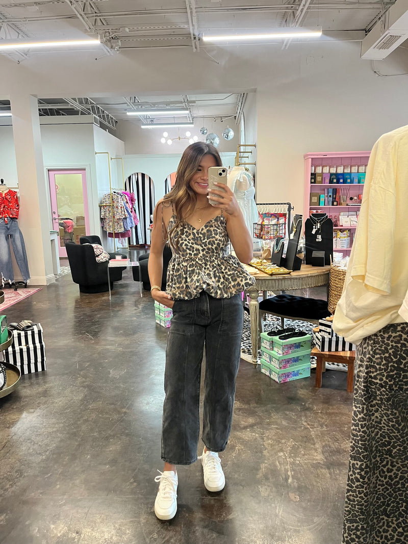 on the prowl bubble peplum || FINAL SALE