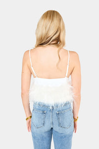 reno feather tank top