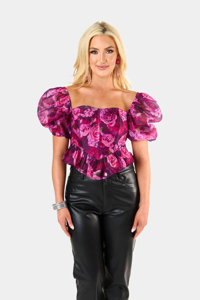 chloe bustier top